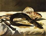 Edouard Manet Ele and Red Snapper Norge oil painting reproduction